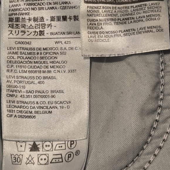 Levis 315 Women's Blue Jeans - Picture 6 of 9